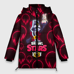 Куртка зимняя женская Brawl Stars Red Wizard Barley, цвет: 3D-черный