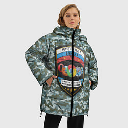 Куртка зимняя женская Интернет войска, цвет: 3D-черный — фото 2