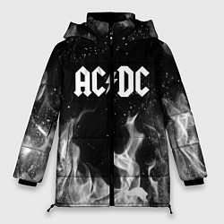 Куртка зимняя женская AC DC, цвет: 3D-черный