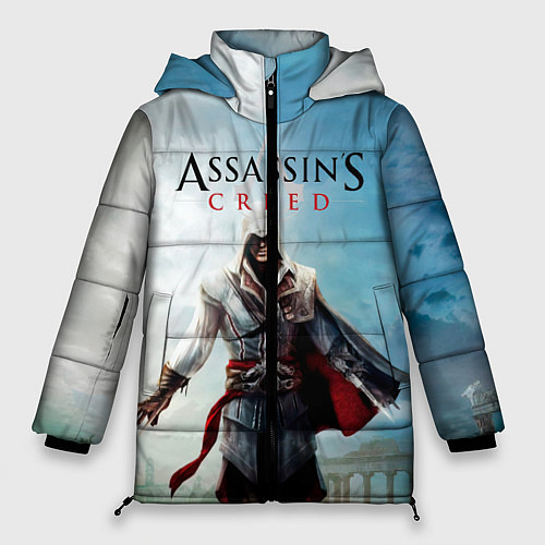 Женская зимняя куртка Assassins Creed / 3D-Светло-серый – фото 1