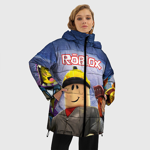 Женская зимняя куртка ROBLOX / 3D-Красный – фото 3