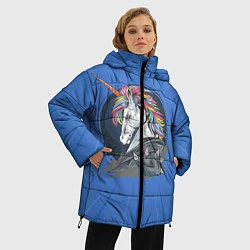 Куртка зимняя женская Единорог Rock, цвет: 3D-красный — фото 2