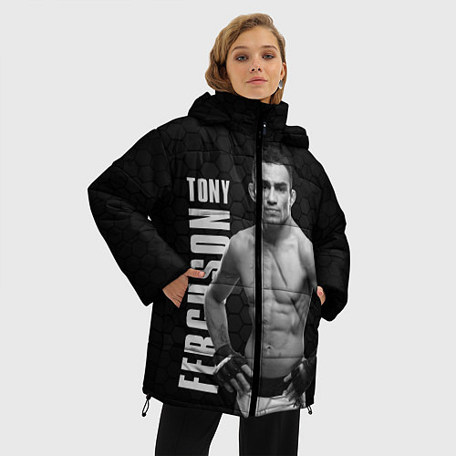 Женская зимняя куртка EL CUCUY Tony Ferguson / 3D-Светло-серый – фото 3