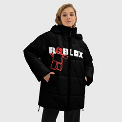 Куртка зимняя женская Роблокс Roblox, цвет: 3D-черный — фото 2