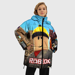 Куртка зимняя женская ROBLOX, цвет: 3D-черный — фото 2