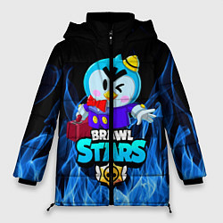 Куртка зимняя женская BRAWL STARS MRP, цвет: 3D-черный