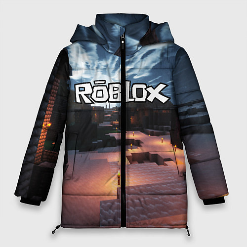 Женская зимняя куртка ROBLOX / 3D-Светло-серый – фото 1