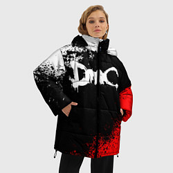 Куртка зимняя женская DEVIL MAY CRY DMC, цвет: 3D-светло-серый — фото 2