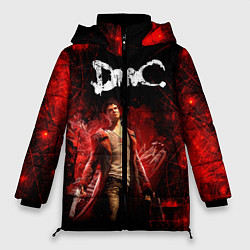 Куртка зимняя женская Devil may cry, цвет: 3D-красный