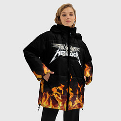 Куртка зимняя женская Metallica, цвет: 3D-красный — фото 2