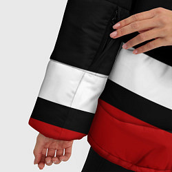 Куртка зимняя женская Каролина Харрикейнз, цвет: 3D-черный — фото 2