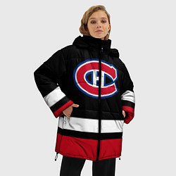 Куртка зимняя женская Монреаль Канадиенс, цвет: 3D-черный — фото 2