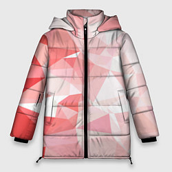 Куртка зимняя женская Pink abstraction, цвет: 3D-черный