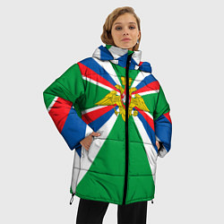 Куртка зимняя женская Пограничные Войска, цвет: 3D-черный — фото 2