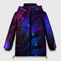 Куртка зимняя женская NEON FRACTAL, цвет: 3D-черный