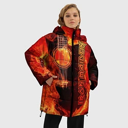 Куртка зимняя женская Iron Maiden, цвет: 3D-светло-серый — фото 2