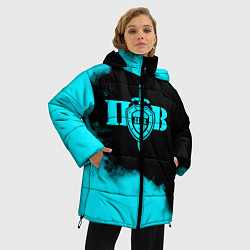 Куртка зимняя женская Пограничные Войска, цвет: 3D-черный — фото 2
