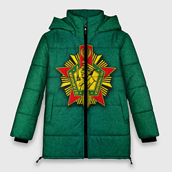 Куртка зимняя женская Отличник погранвойск, цвет: 3D-красный