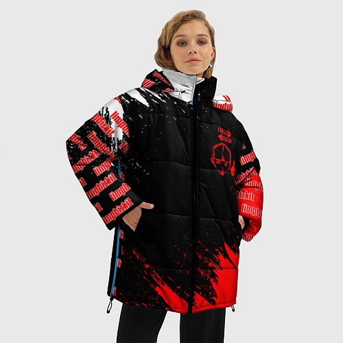 Женская зимняя куртка LIMP BIZKIT / 3D-Красный – фото 3