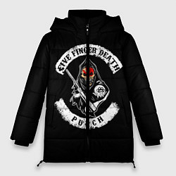 Куртка зимняя женская Five Finger Death Punch, цвет: 3D-черный