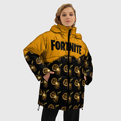 Куртка зимняя женская Fortnite 2 глава 2 часть, цвет: 3D-черный — фото 2