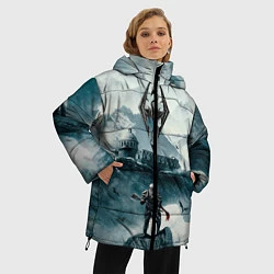 Куртка зимняя женская Skyrim Warrior, цвет: 3D-черный — фото 2