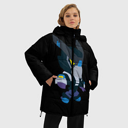 Куртка зимняя женская Brawl Stars Night Mecha Crow, цвет: 3D-черный — фото 2
