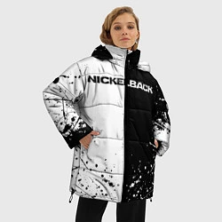 Куртка зимняя женская Nickelback, цвет: 3D-красный — фото 2