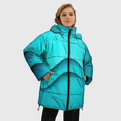 Куртка зимняя женская Волна, цвет: 3D-черный — фото 2