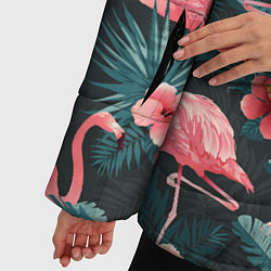 Куртка зимняя женская Flamingo, цвет: 3D-черный — фото 2