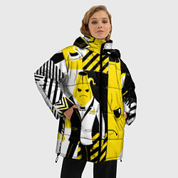 Куртка зимняя женская Agent Peely Агент Пили, цвет: 3D-черный — фото 2