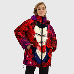 Куртка зимняя женская ДЕВЯТЫЙ ДОКТОР КТО, цвет: 3D-черный — фото 2