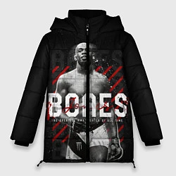 Куртка зимняя женская Bones Jones, цвет: 3D-красный
