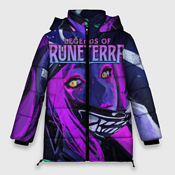 Куртка зимняя женская Legends of Runeterra, цвет: 3D-черный