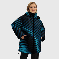 Куртка зимняя женская Плавность,, цвет: 3D-черный — фото 2