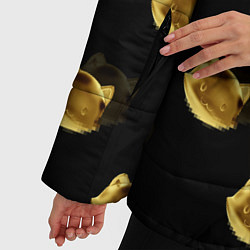 Куртка зимняя женская Fortnite gold, цвет: 3D-черный — фото 2