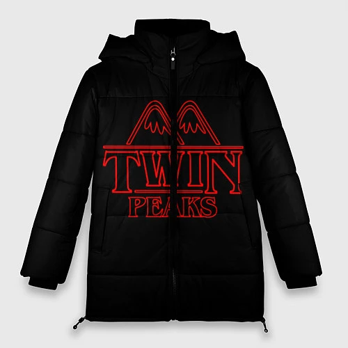 Женская зимняя куртка Twin Peaks / 3D-Светло-серый – фото 1