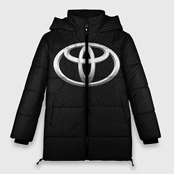 Куртка зимняя женская Toyota carbon, цвет: 3D-черный