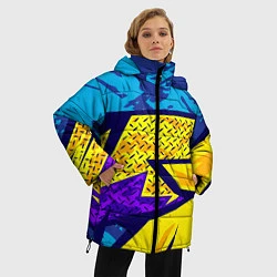 Куртка зимняя женская Bona Fide Одежда для фитнеса, цвет: 3D-красный — фото 2
