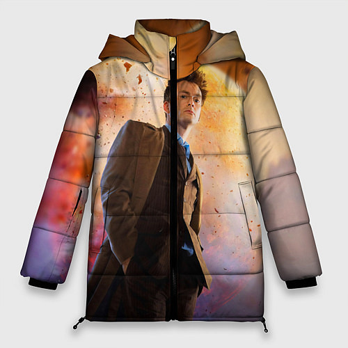 Женская зимняя куртка DOCTOR WHO / 3D-Светло-серый – фото 1