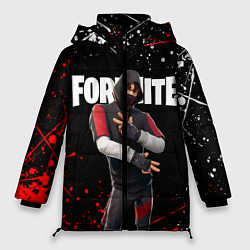 Куртка зимняя женская FORTNITE IKONIK, цвет: 3D-красный