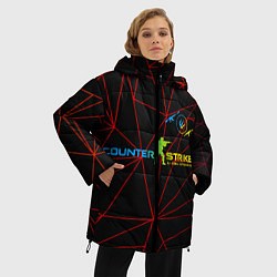 Куртка зимняя женская CSGO, цвет: 3D-черный — фото 2