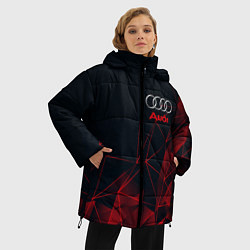 Куртка зимняя женская AUDI, цвет: 3D-светло-серый — фото 2