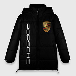 Куртка зимняя женская PORSCHE, цвет: 3D-черный