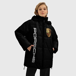 Куртка зимняя женская PORSCHE, цвет: 3D-светло-серый — фото 2