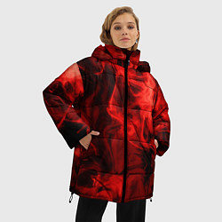Куртка зимняя женская Красный дым, цвет: 3D-черный — фото 2