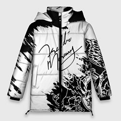 Куртка зимняя женская Автограф Фредди Меркьюри, цвет: 3D-светло-серый
