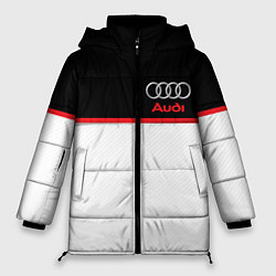 Куртка зимняя женская AUDI SPORT, цвет: 3D-черный