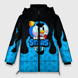 Куртка зимняя женская BRAWL STARS:MR P, цвет: 3D-черный