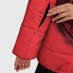 Куртка зимняя женская Deftones, цвет: 3D-красный — фото 2